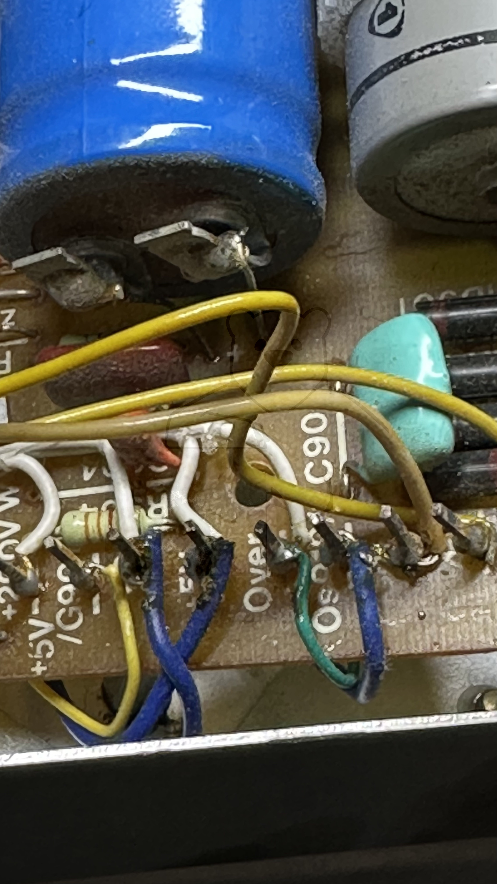 Vom Vorbesitzer geänderte Elkos